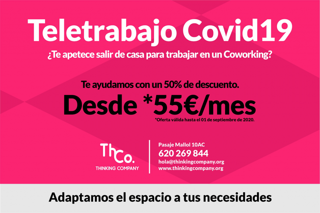 Oferta teletrabajo Covid19